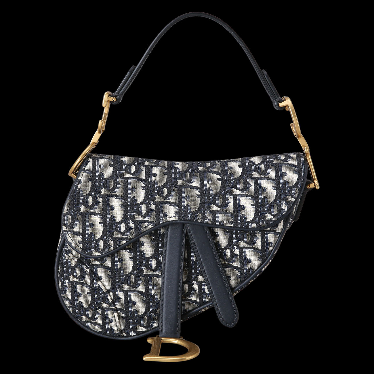 CHRISTIAN DIOR(USED)크리스찬디올 오블리크 새들백 미니